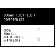 Marley First Flush Diverter 300mm: 90/100mm Dual Kit First Fulsh diverter Kit Only - RH8119-1
